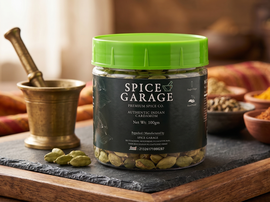 SPICE GARAGE CARDAMOM 100 GM - BUNDLE OF 10