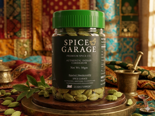 WHOLESALE PREMIUM CARDAMOM -50GM JAR - BUNDLE OF 10